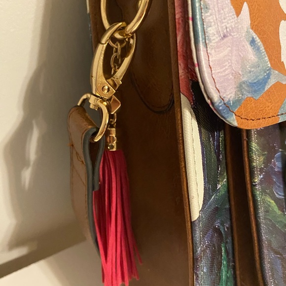 1916 Violet Cottage Satchel Messenger Bag by House of Disaster - Picture 4 of 6